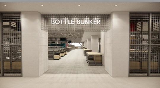 롯데마트가 서울 송파구에 오픈한 '제타플렉스' 내 '보틀벙커' 전경. <롯데마트 제공>